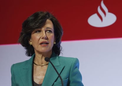 Ana Bot&iacute;n, presidenta de Santander. 