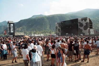 Ambiente en una de las ediciones originales del Doctor Music Festival, hace 24 años.