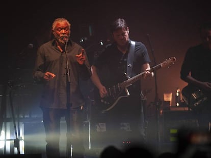 Concierto del grupo Massive Attack en el Palau Sant Jordi de Barcelona.