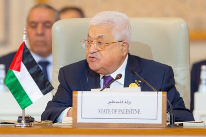 Palestinian president Mahmoud Abbas in November 2023.