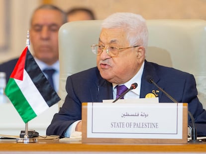 Palestinian president Mahmoud Abbas in November 2023.