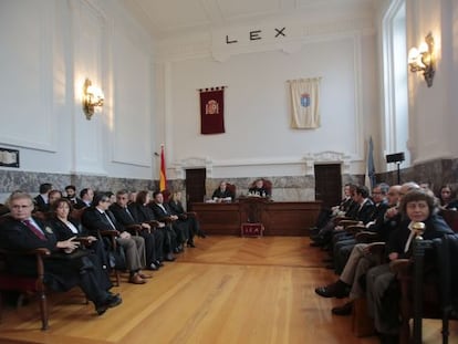 Sala del Tribunal de A Coruña 