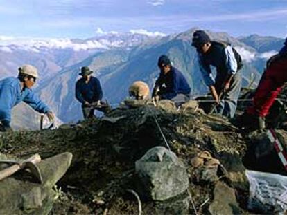 Imagen de la expedición de la National Geographic Society en Corihuayrachina.