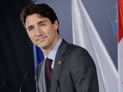 En la imagen, el primer ministro de Canadá, Justin Trudeau.