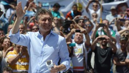 El candidato a la presidencia de Argentina Mauricio Macri.