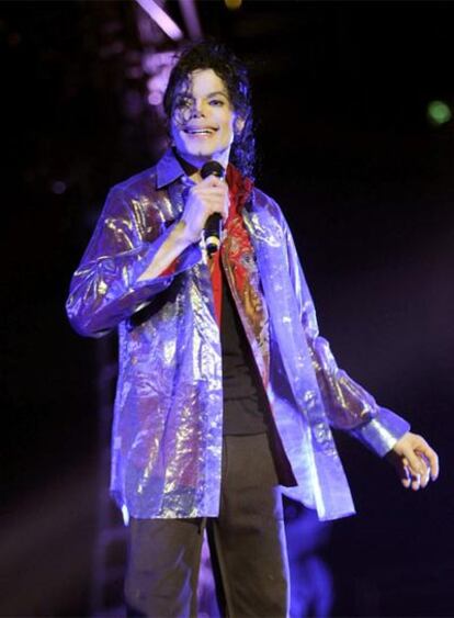 Michael Jackson en los ensayos para su gira, en junio de 2009.