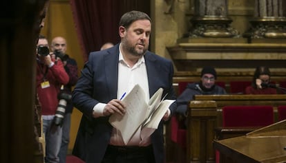 El vicepresidente de la Generalitat, Oriol Junqueras.