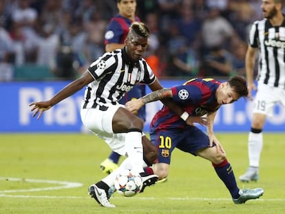 Lionel Messi e Paul Labile Pogba.