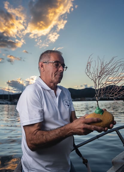 Jordi Fulcarà, patrón mayor del puerto de Llançá.