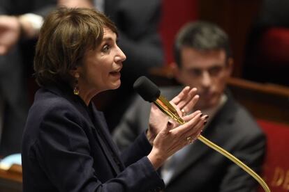 La ministra de Sanidad de Francia, Marisol Touraine, en París.