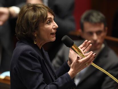 La ministra de Sanidad de Francia, Marisol Touraine, en París.