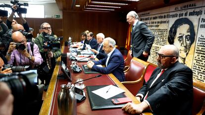 Koldo García en su comparecencia en el Senado.,