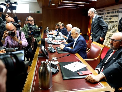 Koldo García en su comparecencia en el Senado.,