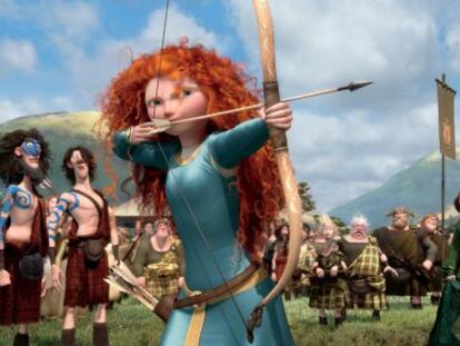 Fotograma de &#039;Brave&#039;, producida por Pixar.