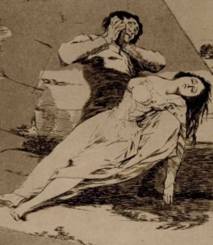 Una plancha de los 'Caprichos' de Francisco de Goya que será subastada.