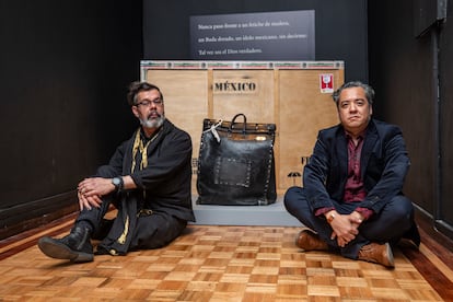 Rafael Toriz y Rodrigo Fernández de Gortari, curadores de la exposición.