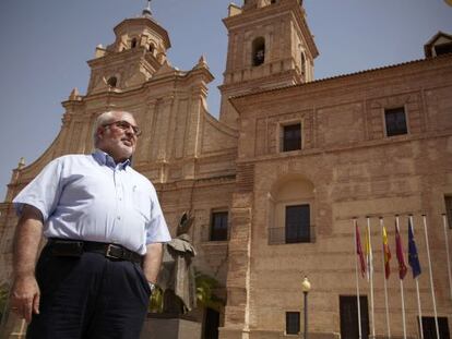 Jos&eacute; Luis Mendoza, presidente de la Cat&oacute;lica de Murcia, el pasado verano.