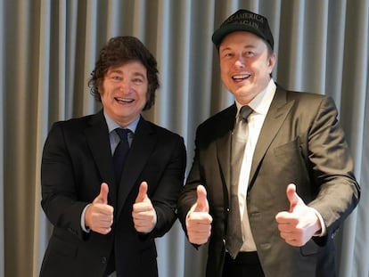 Javier Milei y Elon Musk