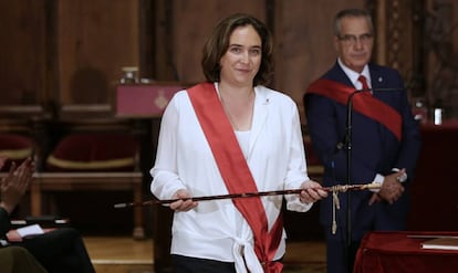 La alcaldesa de Barcelona, Ada Colau.