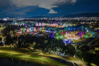 Festival Cordillera en el parque Simón Bolívar, Bogotá.