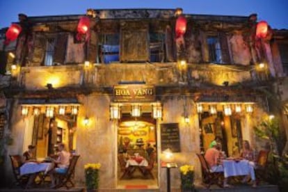 Restaurante en el casco viejo de Hoi An, Vietnam.