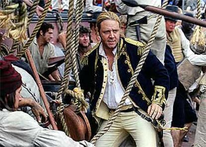 Russell Crowe, en una imagen de <i>Master and Commander.</i>