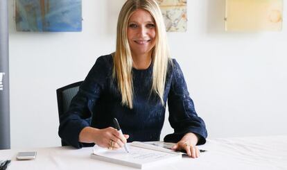 Gwyneth Paltrow, durante la presentaci&oacute;n de su libro &#039;It&#039;s all Good&#039;.