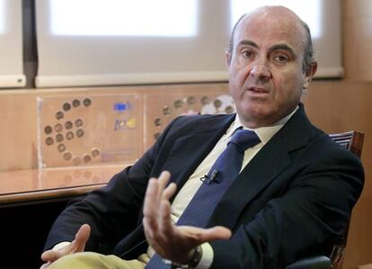 El ministro de Econom&iacute;a y Competitividad, Luis de Guindos.