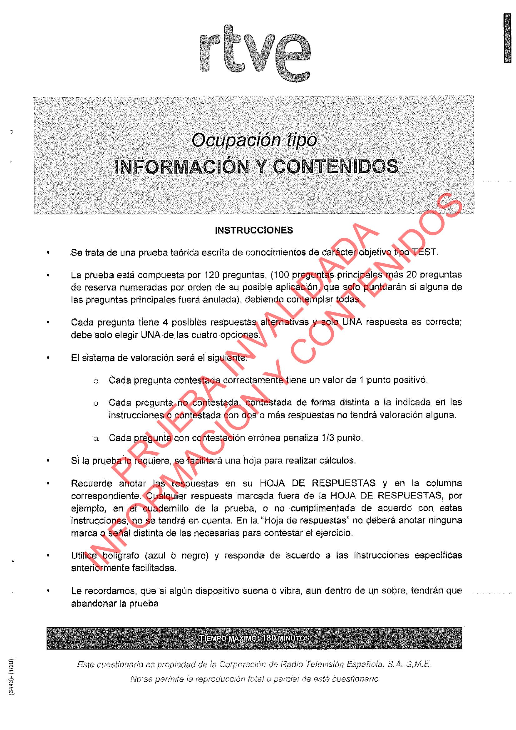 “Medallas JJOO.18”, “Presidente PSC. Mikel Iceta [sic]” o “Ibex tiene 35 empresas”: las respuestas filtradas de las oposiciones de RTVE