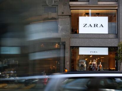 Escaparate de una tienda de Zara