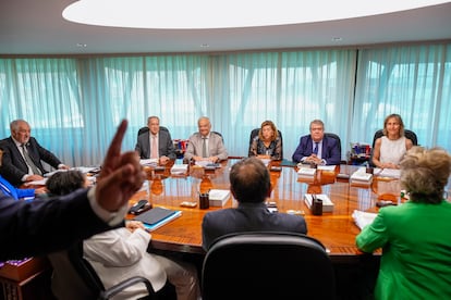 El pleno Constitucional, en una imagen del pasado lunes.