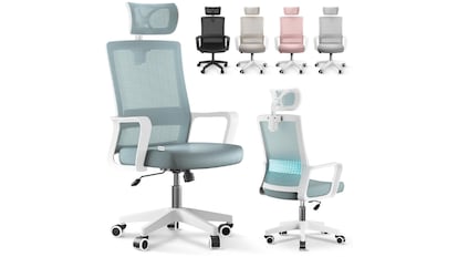 Esta silla ergonómica de Amazon está disponible en 4 colores.