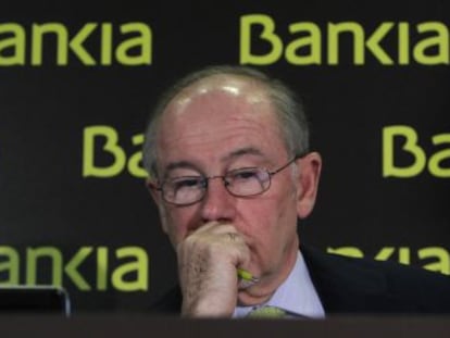 El expresidente de Bankia, Rodrigo Rato, en febrero de 2012.