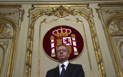 Alberto Ruiz-Gallardón, ministro de Justicia, el 22 de diciembre de 2011.