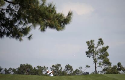 Fred Couples, en el hoyo 15.