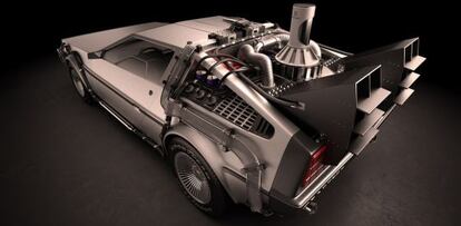 DeLorean original utilizado en la película 'Regreso al futuro'