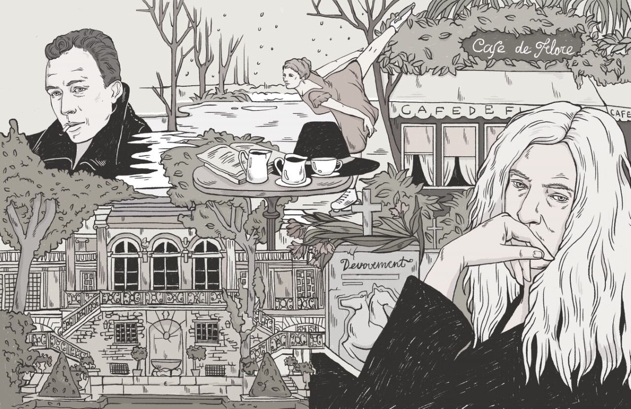 Ilustración de Ana Müshell para su biografía ilustrada de Patti Smith.