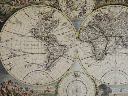 Mapa 'Nova Orbis Tabula' (1711), de Frederik de Wit.