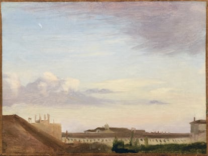 'Vista del Quirinale, Roma' circa 1856-1859 by Edgar Degas