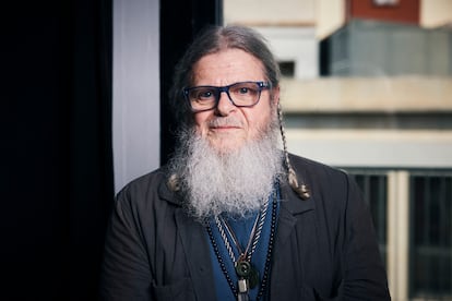 El compositor Gustavo Santaolalla fotografiado en Madrid.