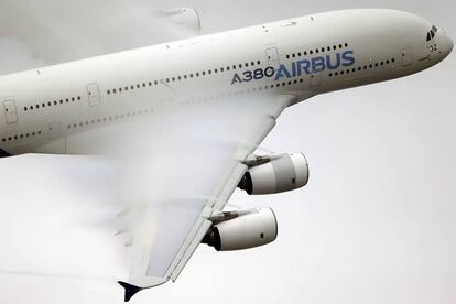 Un avión de Airbus A380 