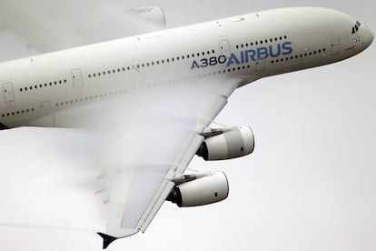 Un avión de Airbus A380