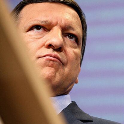 El presidente de la Comisión Europea, José Manuel Durão Barroso, ayer en Bruselas.