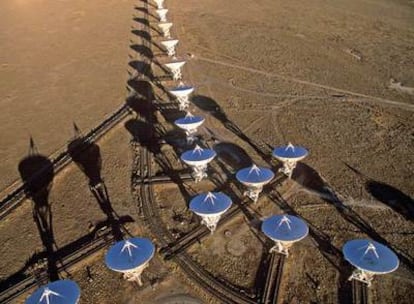 Radiotelescopios del proyecto de búsqueda de inteligencia extraterrestre SETI