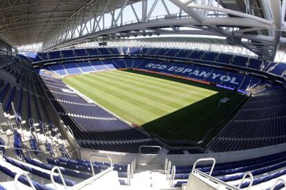 Panor&aacute;mica del estadio del Espanyol.