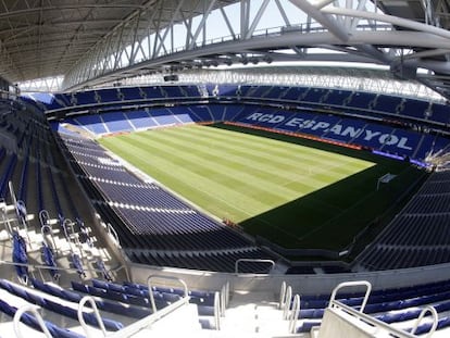 Panor&aacute;mica del estadio del Espanyol.