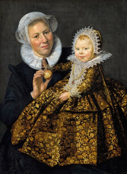 'Retrato de Catharina Hooft con su enfermera' (1619-20), óleo sobre lienzo de Frans Hals.