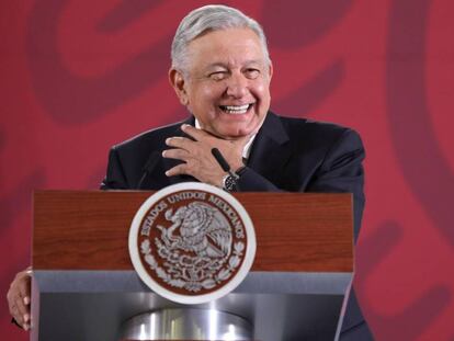 López Obrador, en la conferencia del miércoles. 
