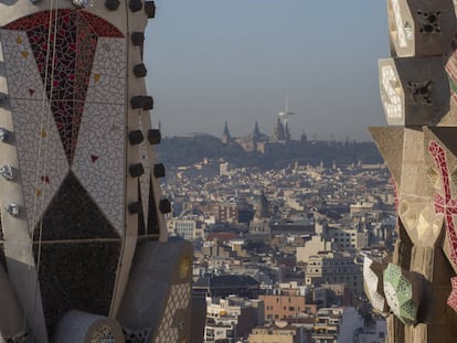 La Sagrada Família de Barcelona serà l'edifici més alt de la ciutat el 2022.