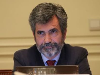 El president del Poder Judicial, Carlos Lesmes.